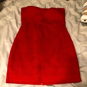 Express red dress